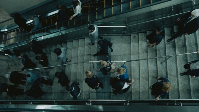Video Reference: Leisure, City, Glass, Building, Crowd, Recreation, Stairs, Facade, Reflection, Metal