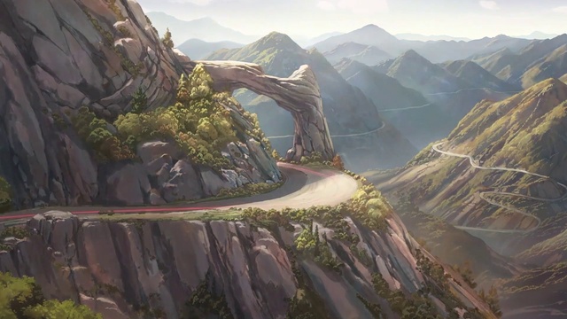 Video Reference: Mountain, Sky, Cloud, Water, Natural landscape, Plant, Highland, Terrain, Mountainous landforms, Mountain range