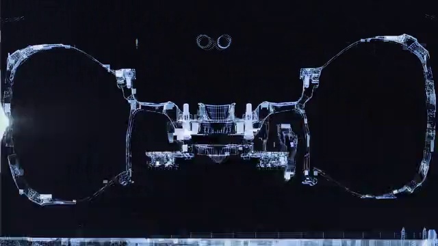 Video Reference: Rectangle, Font, Technology, Electric blue, Art, Circle, Fashion accessory, Event, Darkness, Symmetry