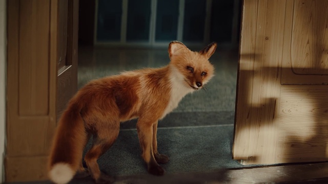 Video Reference: Carnivore, Window, Dog breed, Whiskers, Fawn, Terrestrial animal, Wood, Tail, Swift fox, Snout