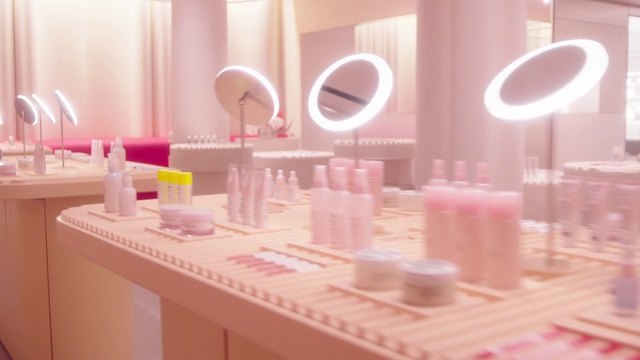 Video Reference: Property, Product, Interior design, Architecture, Pink, Audio equipment, Material property, Magenta, Font, Technology