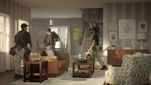 Video Reference: Trousers, Shoe, Furniture, Table, Couch, Building, Art, Comfort, Coffee table, House