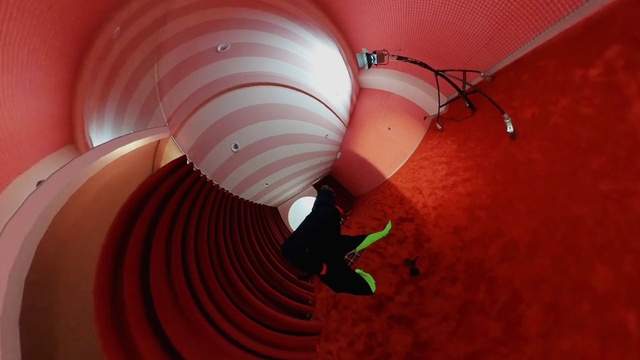 Video Reference: Orange, Lighting, Pink, Material property, Ceiling, Stairs, Magenta, Electricity, Tints and shades, Circle
