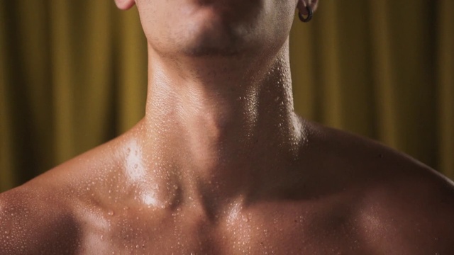 Video Reference: Hair, Head, Arm, Eyelash, Human body, Jaw, Neck, Chest, Barechested, Abdomen