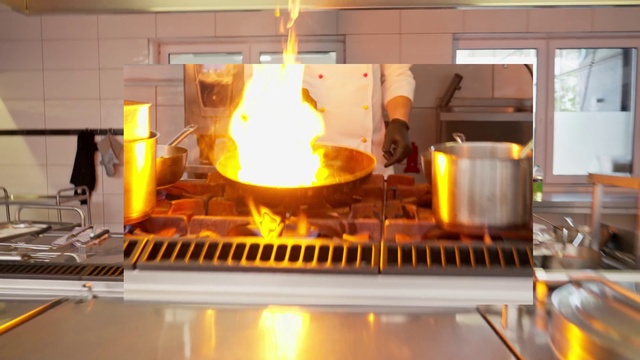 Video Reference: Orange, Wood, Heat, Gas, Tableware, Fire, Flame, Hearth, Event, Cooking