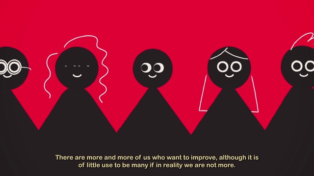 Video Reference: Gesture, Happy, Font, Event, Art, Graphics, Logo, Carmine, Brand, Sharing