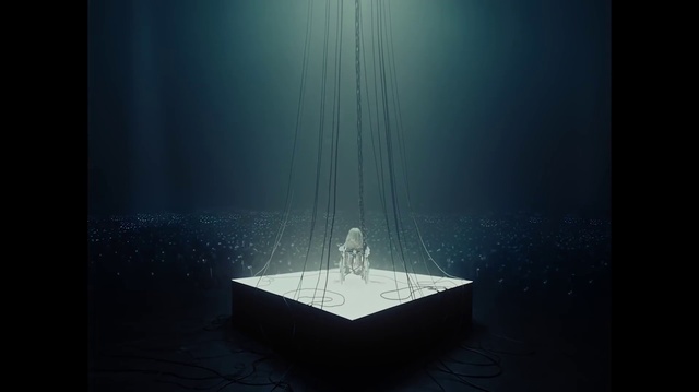 Video Reference: Water, Rectangle, Font, Tints and shades, Art, Automotive design, Glass, Electric blue, Space, Symmetry