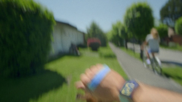 Video Reference: Plant, Sky, Asphalt, Grass, People in nature, Shorts, Tree, Leisure, Road, Thigh