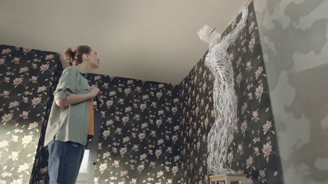 Video Reference: Floor, Art, Flooring, Comfort, Fashion design, Linens, Pattern, Event, Plaster, Visual arts