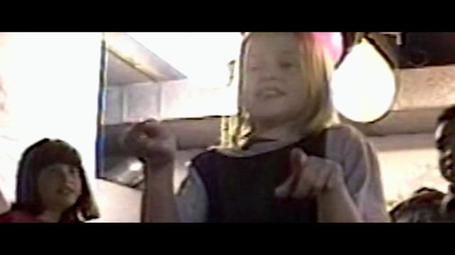 Video Reference: Mouth, Smile, Human body, Jaw, Gesture, Happy, Fun, Event, Eyewear, Blond