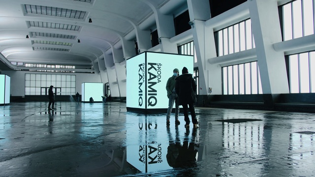 Video Reference: Building, Window, Interior design, Flooring, World, Line, Floor, Art, Sculpture, Glass