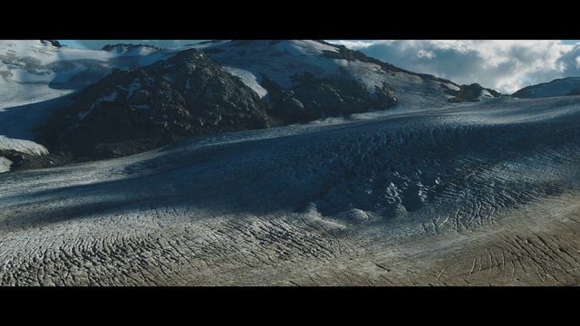 Video Reference: Atmosphere, Mountain, Cloud, Slope, Highland, Natural landscape, Atmospheric phenomenon, Sky, Snow, Mountainous landforms