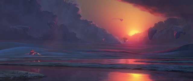 Video Reference: Cloud, Water, Atmosphere, Sky, Nature, Afterglow, Dusk, Body of water, Red sky at morning, Sunset