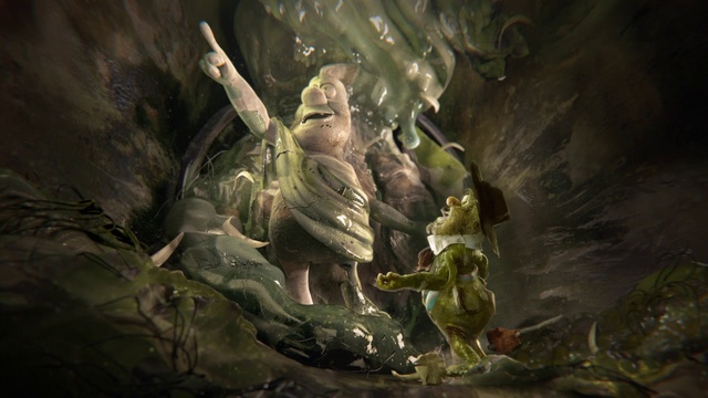 Video Reference: Organism, Cg artwork, Art, Sculpture, Darkness, Fictional character, Action-adventure game, Visual arts, Supernatural creature, Mythology