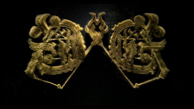 Video Reference: Artifact, Gold, Art, Font, Symmetry, Pattern, Metal, Circle, Fashion accessory, Visual arts