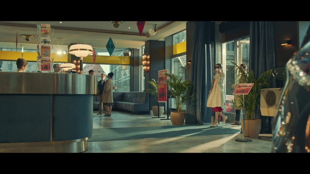 Video Reference: Plant, Flowerpot, Houseplant, Building, City, Retail, Flooring, Ceiling, Chair, Mixed-use