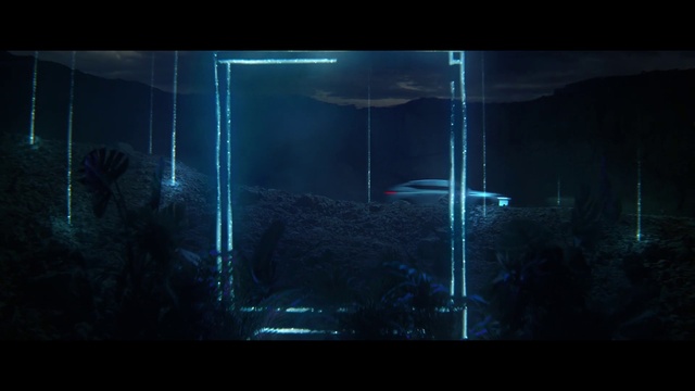 Video Reference: Automotive lighting, Rectangle, Organism, Entertainment, Gas, Vehicle door, Tints and shades, Art, Electric blue, Midnight