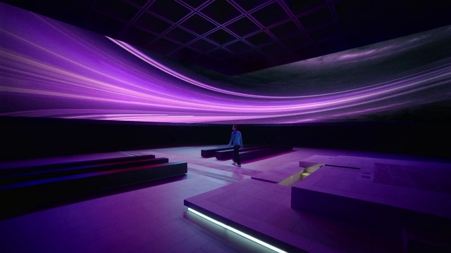 Video Reference: Purple, Violet, Pink, Visual effect lighting, Line, Magenta, Tints and shades, Entertainment, Electric blue, Space