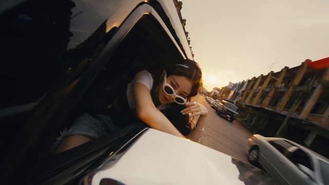 Video Reference: Automotive lighting, Tire, Car, Hood, Motor vehicle, Wheel, Vehicle, Sky, Flash photography, Automotive design