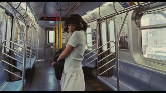 Video Reference: Train, Window, Rolling stock, Travel, Public transport, Passenger car, T-shirt, Snapshot, Passenger, Door