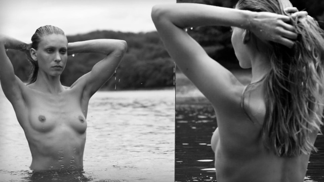 Video Reference: Hair, Joint, Water, Hand, Shoulder, Arm, People in nature, Muscle, Sky, Black