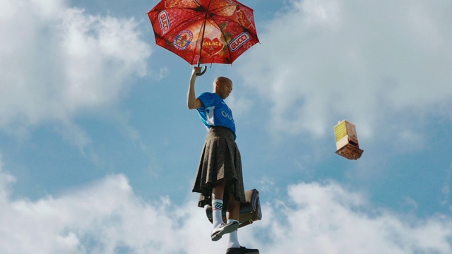 Video Reference: Cloud, Sky, Light, Umbrella, Happy, People in nature, Street light, Travel, Leisure, Cumulus