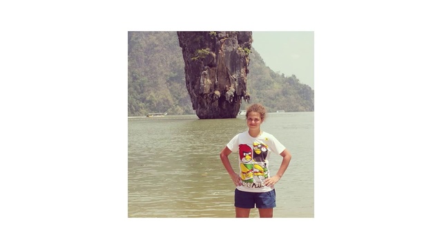 Video Reference: Smile, Water, Sleeve, Happy, Tree, People in nature, Shorts, Travel, T-shirt, Lake