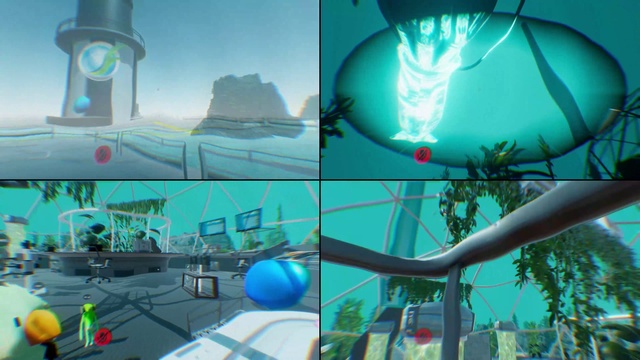 Video Reference: Light, Azure, Lighting, Organism, Aqua, Tree, Art, Naval architecture, Plant, Electric blue