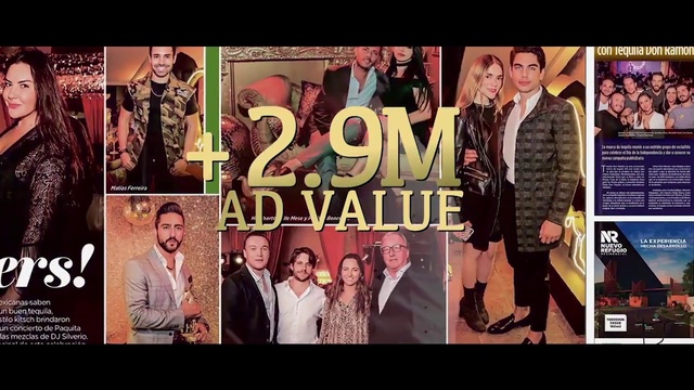 Video Reference: Coat, Music, Font, Entertainment, Smile, Art, Suit, Event, Fashion design, Magenta