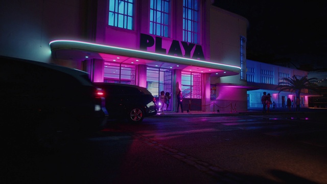 Video Reference: Automotive parking light, Car, Tire, Vehicle, Wheel, Automotive lighting, Window, Automotive tail & brake light, Purple, Automotive design