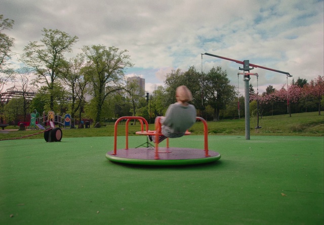 Video Reference: Cloud, Plant, Sky, Tree, Grass, Leisure, Chute, Playground slide, Playground, Recreation