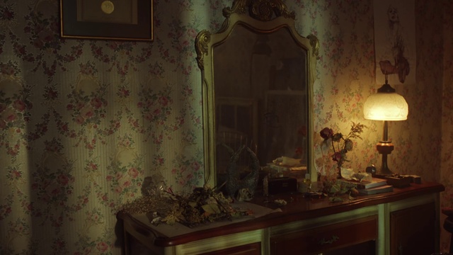 Video Reference: Building, Table, Furniture, Picture frame, Wood, Textile, Lighting, Window, Chair, Interior design