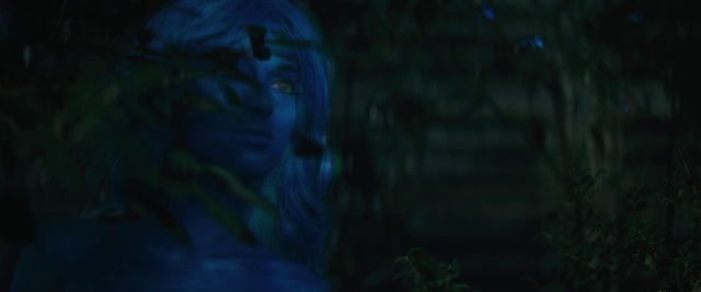 Video Reference: Art, Electric blue, Painting, Forest, Darkness, Cg artwork, Landscape, Midnight, Visual arts, Grass