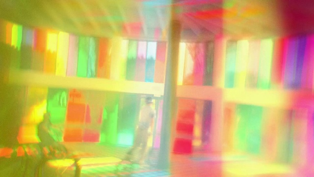 Video Reference: Colorfulness, Orange, Magenta, Art, Tints and shades, Electric blue, Fun, Glass, Pattern, Visual arts