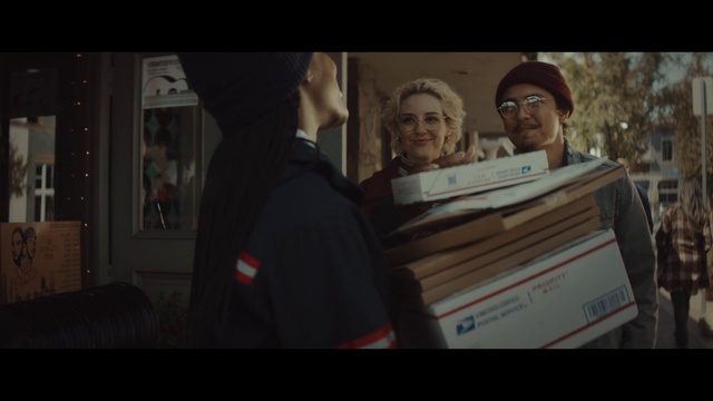 Video Reference: Font, Flash photography, Smile, Fun, Event, Space, Hat, Photo caption, Eyewear, Darkness