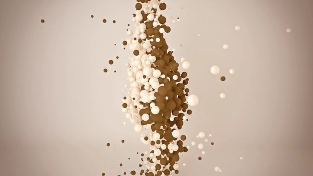 Video Reference: abstract, particles, bubbles, circles, floating, motion, pattern, decorative, beige, brown, white, minimal, background, texture, digital, art