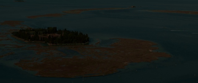 Video Reference: Water, Coastal and oceanic landforms, Landscape, Horizon, Natural landscape, Geological phenomenon, Dusk, Tree, Headland, Coast