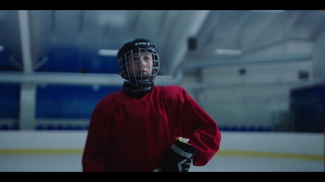 Video Reference: Sports uniform, Hockey protective equipment, Helmet, Sports equipment, Sports gear, Jersey, Ice hockey equipment, Sports jersey, Player, College ice hockey