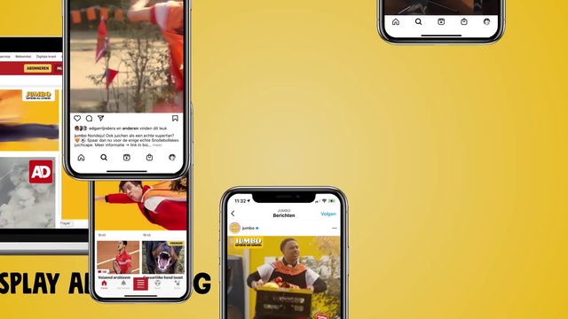 Video Reference: Mobile phone, Product, Communication Device, Yellow, Gesture, Portable communications device, Font, Gadget, Material property, Telephony