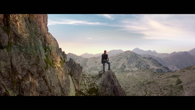 Video Reference: Cloud, Sky, Mountain, People in nature, Highland, Terrain, Travel, Landscape, Bedrock, Mountain range