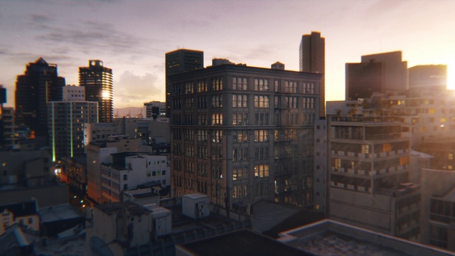 Video Reference: Sky, Cloud, Atmosphere, Building, Window, Light, Dusk, Tower block, Urban design, Condominium