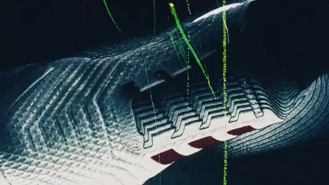 Video Reference: Slope, Electric blue, Font, Space, Pattern, Graphics, Event, Science, Darkness, Art