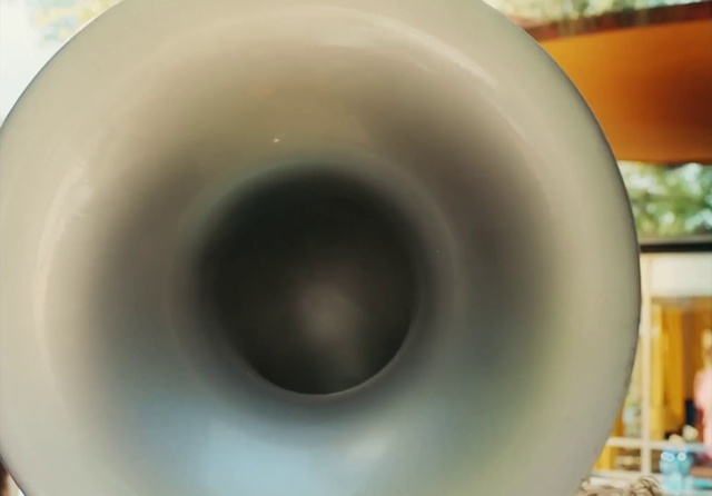 Video Reference: Gas, Musical instrument, Circle, Auto part, Audio equipment, Eyelash, Metal, Automotive exhaust, Science, Event