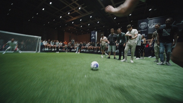 Video Reference: Sports equipment, Soccer, Football, Player, Ball, Grass, Ball game, Competition event, Sports, Team sport