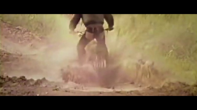 Video Reference: Gesture, Helmet, Landscape, Shorts, Geological phenomenon, Plant, Thigh, Event, Font, Darkness