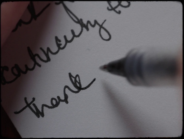 Video Reference: Handwriting, Product, Black-and-white, Font, Rectangle, Writing implement, Monochrome, Monochrome photography, Writing, Tints and shades