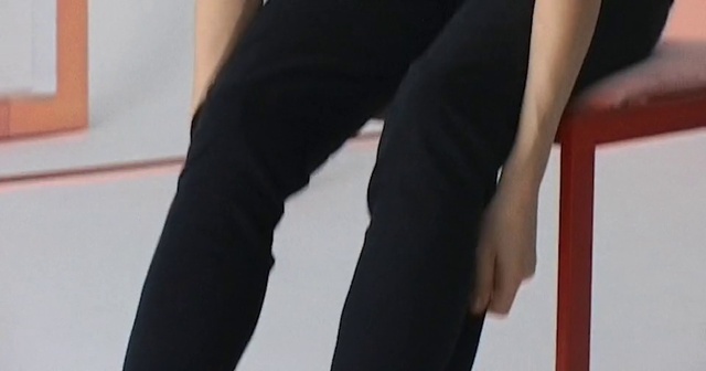 Video Reference: Joint, Outerwear, Arm, Shoulder, Leg, Neck, Textile, Sleeve, Waist, Street fashion