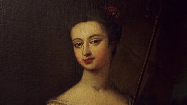 Video Reference: Forehead, Nose, Cheek, Lip, Eye, Eyebrow, Eyelash, Neck, Jaw, Dress