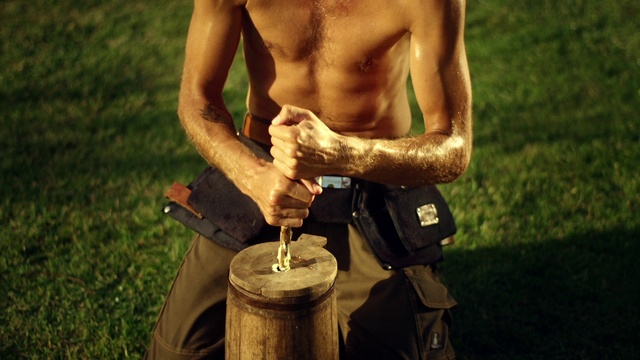 Video Reference: Plant, Human body, People in nature, Gesture, Wood, Tree, Trunk, Elbow, Grass, Tire