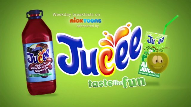 Video Reference: advertisement, juice, beverage, bottle, carton, slogan, colorful, green background, product shot, kids ad, studio graphic, commercial, drinks, brand logo